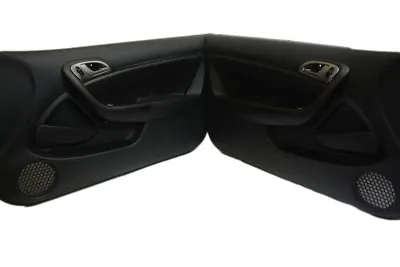 Front Insert Door Panel Leather Synthetic Cover For Acura RSX 02-06 Black • $49.99