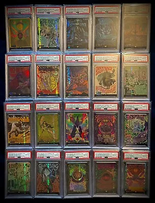 MTG Lord Of The Rings Serialized Poster Card Set Of 20 PSA Perfect 10 Collection • $120000