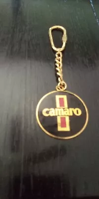 Vintage Gold Chevrolet Camaro Keychain Key Fob Late 1960's- Chevrolet-Camaro-GM • $12.95