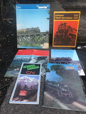 $6.90 • Buy 1960-70's Canadian National Railroad Brochures & Booklets...6 Items