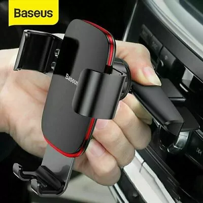 Baseus Car Universal Mobile Phone Holder CD Slot Mount Stand For IPhone Samsung • £11.49