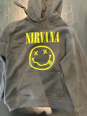 Nirvana - Smiley Face   (Kids Hoodie) • $20