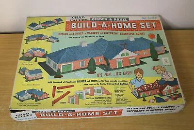 Chad Valley Grinder And Panel Build A House Set G 334 R Vintage 1960's  • £45.99