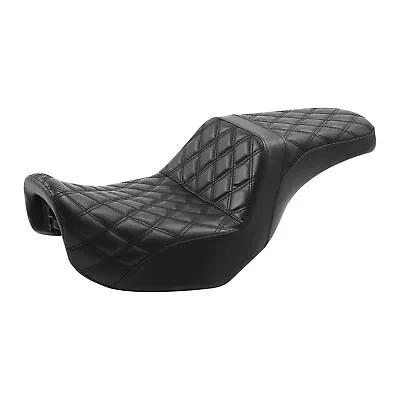 Black Driver & Passenger Seat Fit For Harley Dyna Low Rider Street Bob 06-17 16 • $163.99