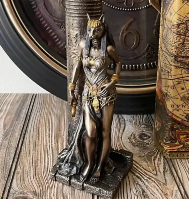 Resin Gypsum Soap Candle Mold  3D Bastet Egyptian Goddess Mold 0-9 • £291.94