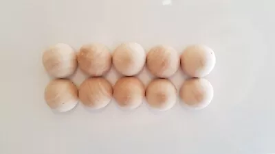 Semi Sphere Wooden Magnets (Pack Of 10)  • £7.99