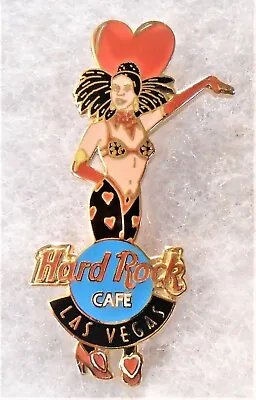Hard Rock Cafe Las Vegas Sexy Show Girl With Heart Head Dress & Outfit Pin  • $16.75