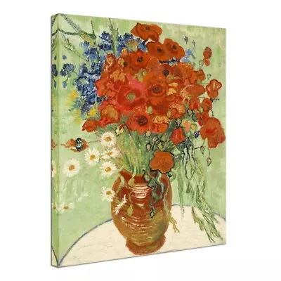 Canvas Print Wall Art Home Decor Van Gogh Painting Repro Picture Red Poppies • $49.99