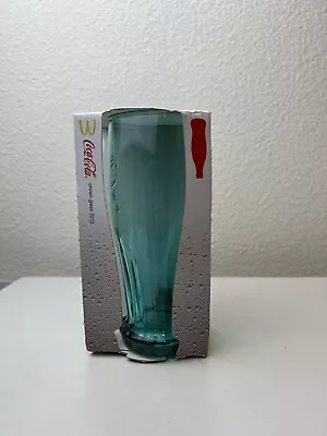 2013 McDonald's  Coca-Cola Crown Glass Upside Down Limited Model Green • $15