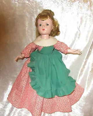 Vintage  Madame Alexander 14  Hard Plastic Little Women Bend Knee Meg • $98