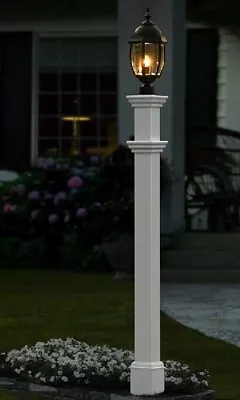 New England Portsmouth Lamp Post White 72in High • $135.99