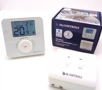 IQ CONTROLS WIRELESS ROOM THERMOSTAT IQ2901RF (Replace HoneywellDanfossDrayton • £54.99