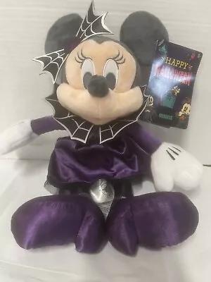 Minnie Mouse Halloween Plush 11  Black Widow • $18.99