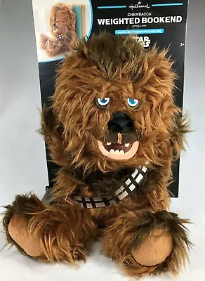 Star Wars Disney Chewbacca Plush Weighted Bookend Seated Hallmark New Lucasfilm • $22.99