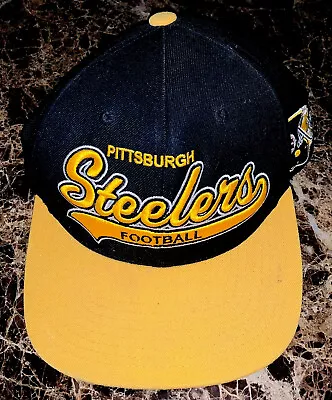 Mitchell & Ness NFL Vintage Collection Pittsburgh Steelers Logo Snapback Cap Hat • $39.99