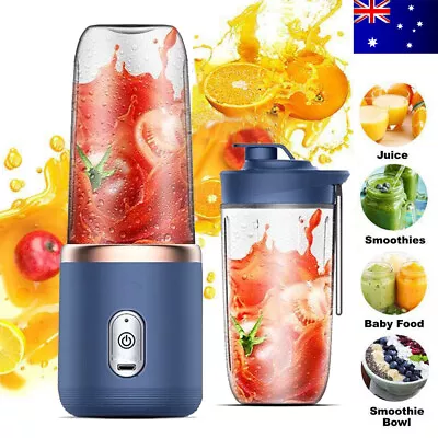 Electric Juicer Cup USB Mini Blender Mixer Fruit Juicer Machine Smoothie Maker • $21.99