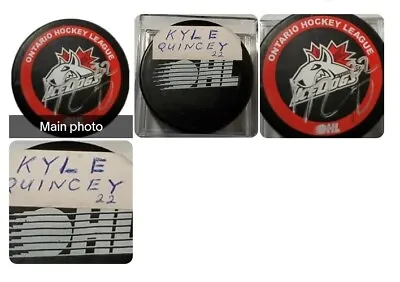 Kyle Quincey Mississauga Icedogs Vintage Ohl Official Viceroy Mfg. Game Puck • $29.99