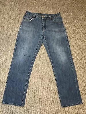 Marmot Mens 34x32 Jeans Straight Leg Denim Blue • $19