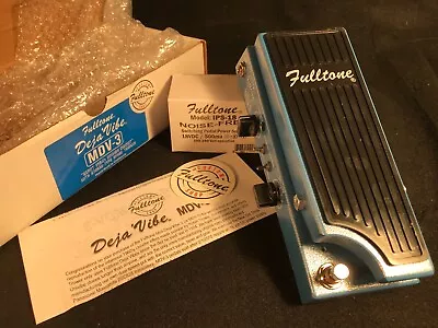 Fulltone Custom Shop Deja'Vibe 3 (CS MDV-3 V2) Pedal - Blue • $506