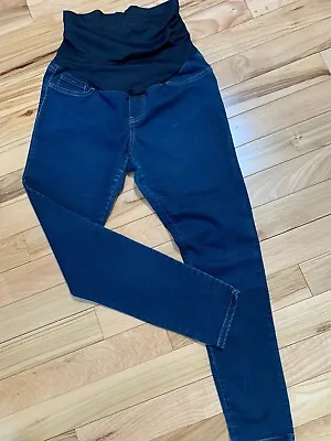 LIZ LANGE Maternity Skinny Leg Stretch JEANS Sz Med Women 36 Hip L 30 • $5.99