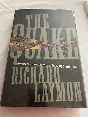 Richard Laymon First Edition Signed The Quake Hardcover 1995 • $150