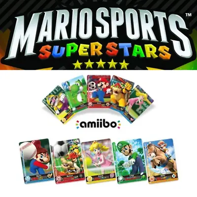 Mario Sports Superstars Amiibo Individual Cards USA - PICK YOUR CARDS!!! • $8.49