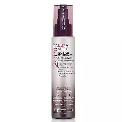 2chic Ultra-Sleek Flat Iron Styling Mist - Brazilian Phyto-Keratin & Moroccan... • $16.27