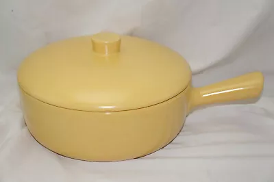 La Solana Yellow Covered Casserole 9  Bowl • $28.88