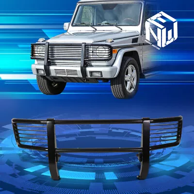 For 99-12 Mercedes Benz G500 Black Bumper Grill Protector Grille Brush Guard • $361.88