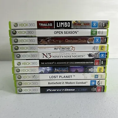 10x Microsoft Xbox 360 Games Bulk Lot! #5 • $59.99