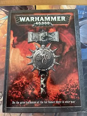 Warhammer 40000 Rulebook By Games Workshop Hardback Book The Cheap Fast Free • £4