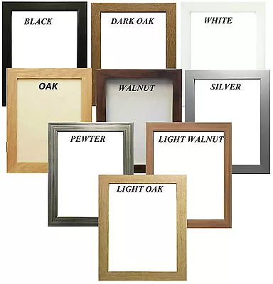 Photo Frames Black Photo Frame Oak Picture Frame White Poster Frame Gift Collage • £6.25