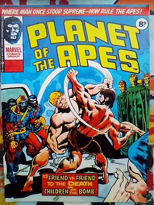 Planet Of The Apes #43 - Marvel UK - 1975 - VG CONDITION - FIRST PRINTING • £4.99