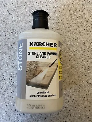 Karcher - Stone And Paving Cleaner 3 In 1 Detergent 1L - New & Unused **LOOK** • £4.99