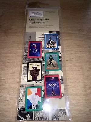 The Olympic Museum Mini Magnetic Bookmarks Official Product Of London 2012 • £27