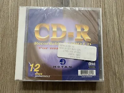 Hotan CD-R Mini Spindle Discs Blank Digital Audio CD 12-Pack 80MIN 700MB New • $24.99