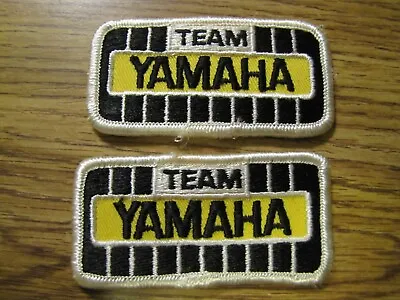 NOS 1970's Vintage Original 2 Team Yamaha Patch Jacket Hat Shirt YZ MX RD XS DT • $8.99