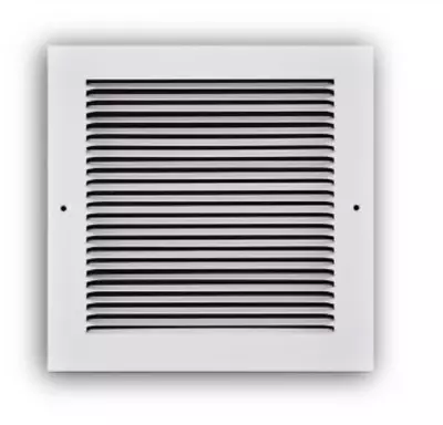 Steel Return Air Grille HVAC Duct Cover Grill White - Many Size Options • $45.61