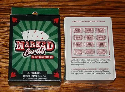 Marked Playing Cards Magic Trick- Mind Reading Fool Your Friends NEW SEALED • $4.99