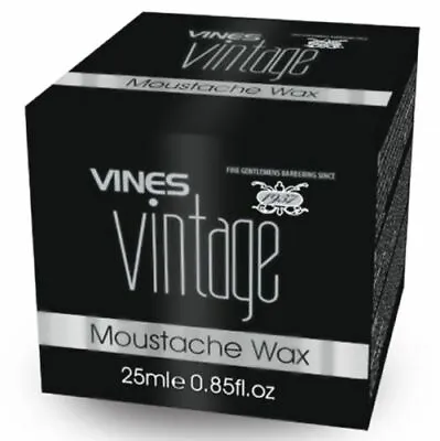 £6.09 • Buy Vines Vintage Moustache Wax 25ml Mens Grooming
