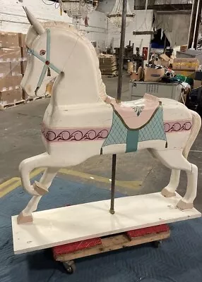 Antique Vintage Carnival Carousel Wood Horse - Stander - Hand Made Beautiful • $650