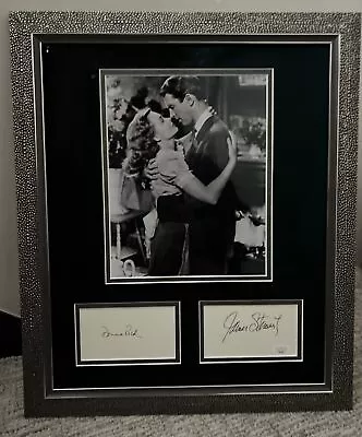 It’s Its A Wonderful Life Donna Reed Jimmy Stewart Signed Autograph JSA COA Cert • $699.99