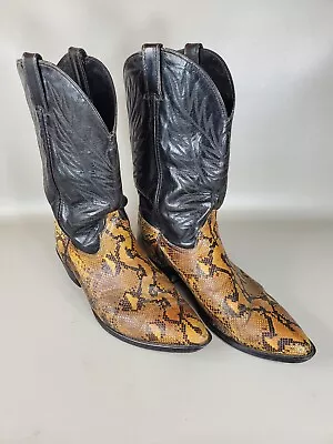 Code West Snakeskin Western Boots Womens Size 11 M • $129.99