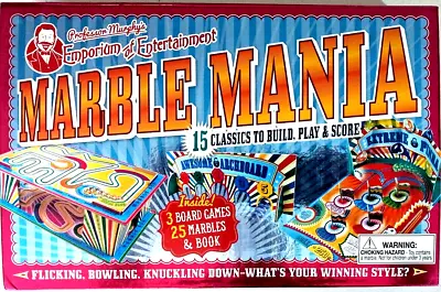 Professor Murphy's Marble Mania Game Set 15 Classics To Build & Play • $11.99