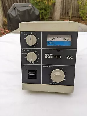 $250 • Buy Branson Ultrasonics Sonifier 250 Lab Cell Disruptor Power Supply 