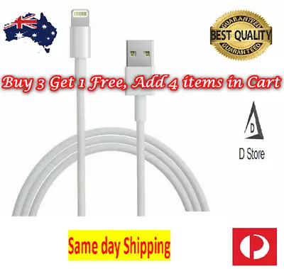 $7.99 • Buy Genuine High Quality Apple Lightning Data Sync Charging Cable 1M