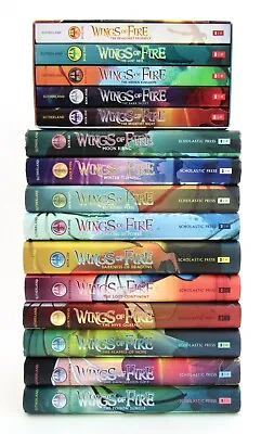 Complete Set 1-15 WINGS OF FIRE & Dragon Eye Pendant Tui Sutherland PB/HB VGC L2 • $125