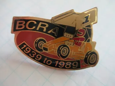 BCRA MIDGET HAT PIN 50th ANNIVERSARY RACE CAR  1939-1989 Sprint Car • $7.99