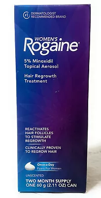 Rogaine Women's 5% Minoxidil Foam Hair Regrowth Treatment 2.11oz Exp 03/24 • $17.95