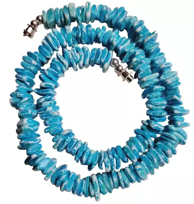 PUKA SHELL NECKLACE 16  Blue Jewelry For WOMEN Or MEN • $9.99